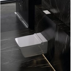 Geberit Omega60 betjeningsplade. Sort glas/krom